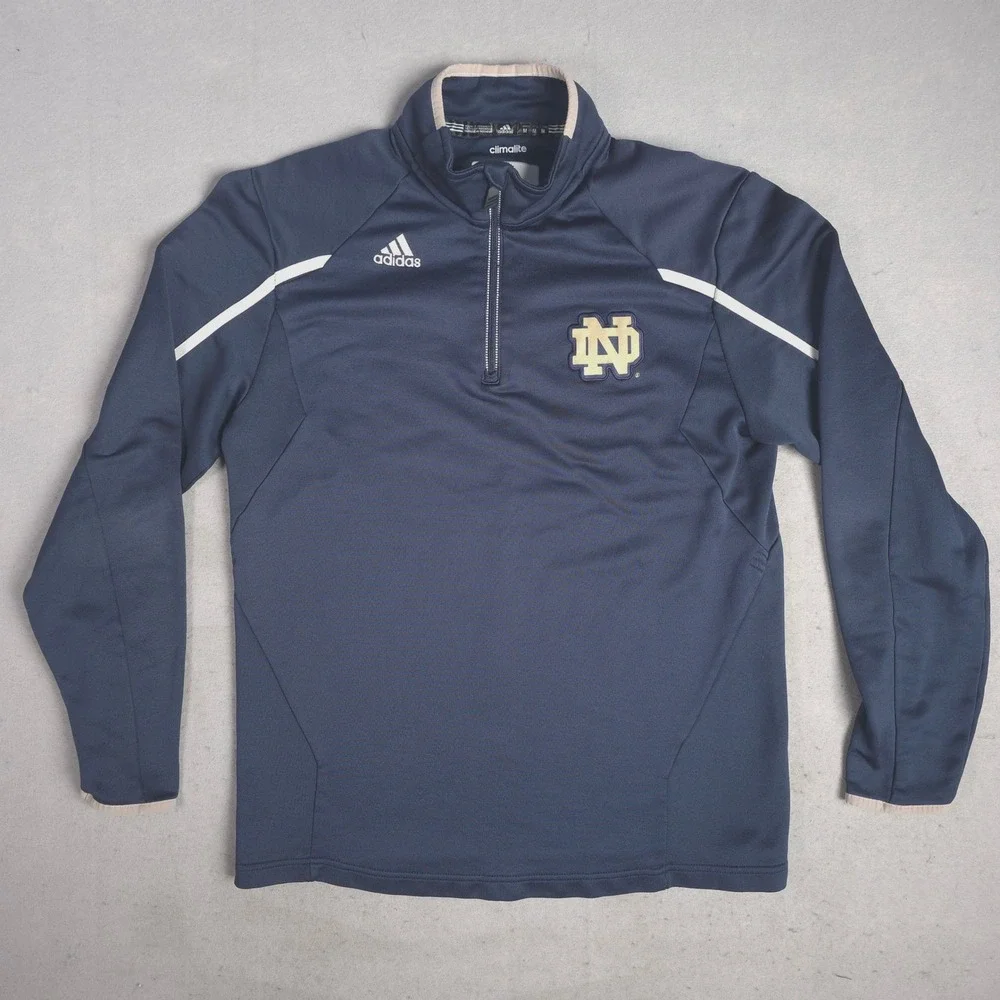 Adidas Notre Dame Fighting‎ Irish Climalite Pullover Training Top Medium